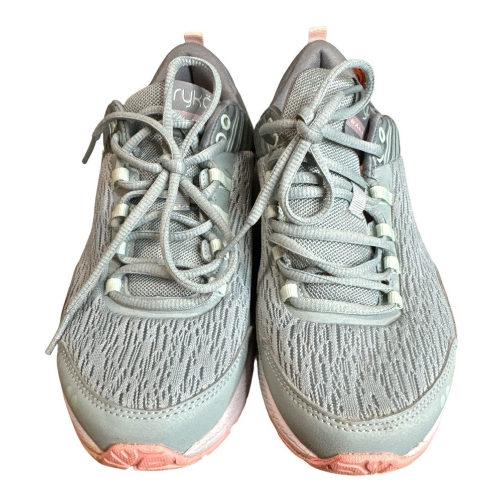 Ryka Women's Light Gray and Pink Athletic Shoes